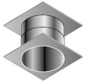 dubbelwandig rookgashulpstuk Isoleco DP 50 761